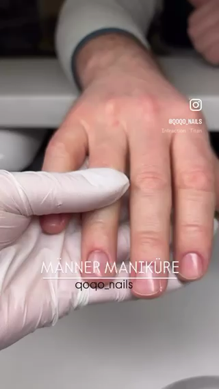 Männer Maniküre